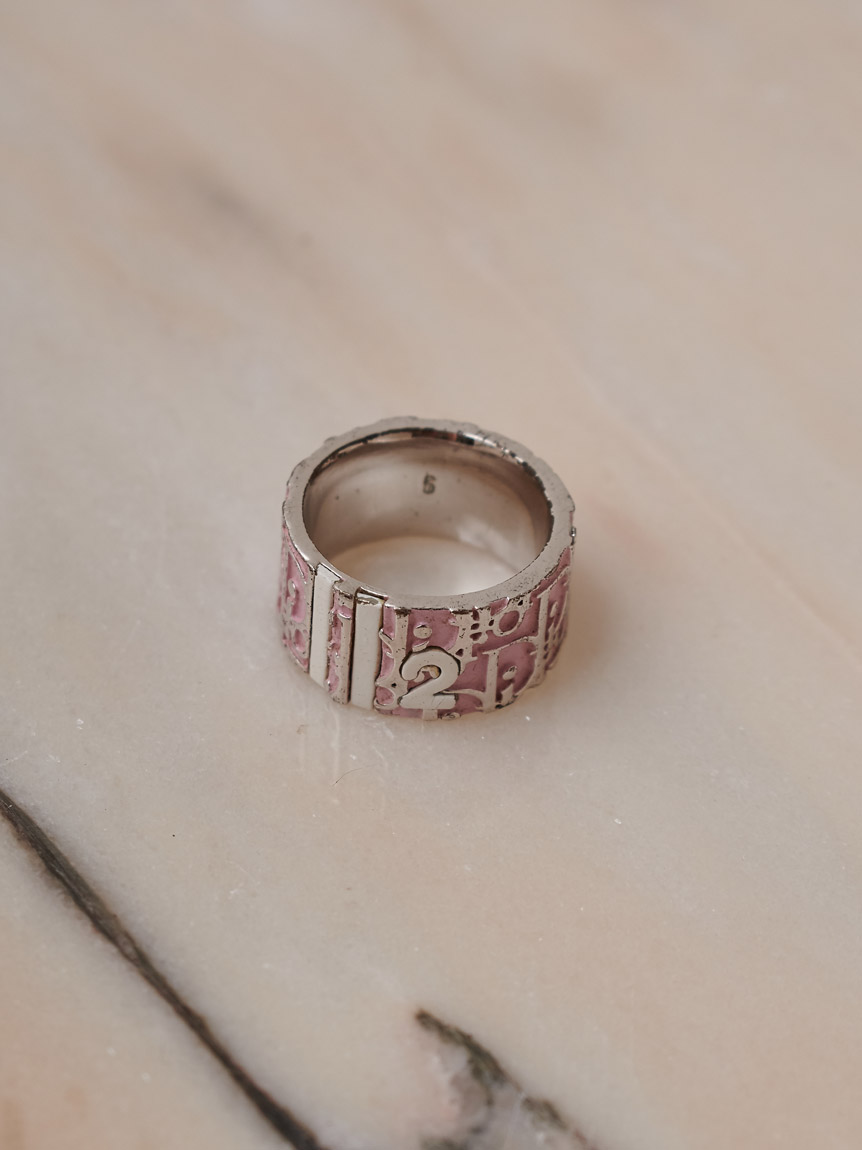 Christion Dior　トロッター　リング　ピンク Christian Dior クリスチャンディオール リング 指輪 トロッター