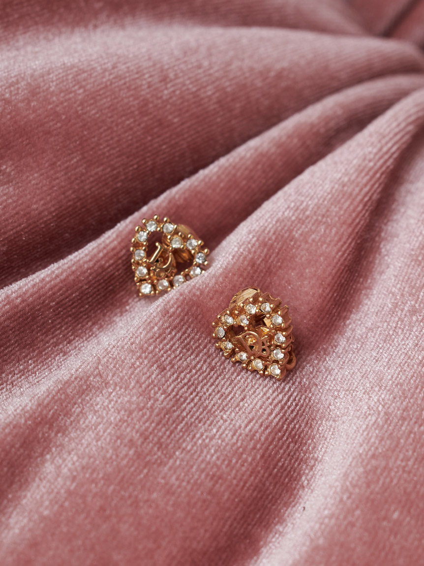 Christian Dior ロゴイヤリング(ヴィンテージアクセサリー