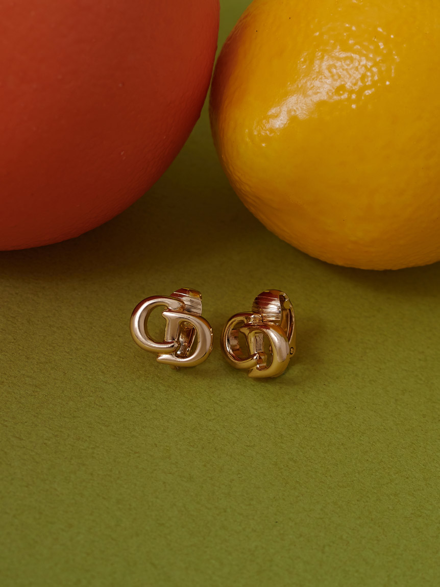 DIOR ヴィンテージ CDロゴ ネックレス ゴールド Christian Dior CDロゴネックレス(ヴィンテージアクセサリー