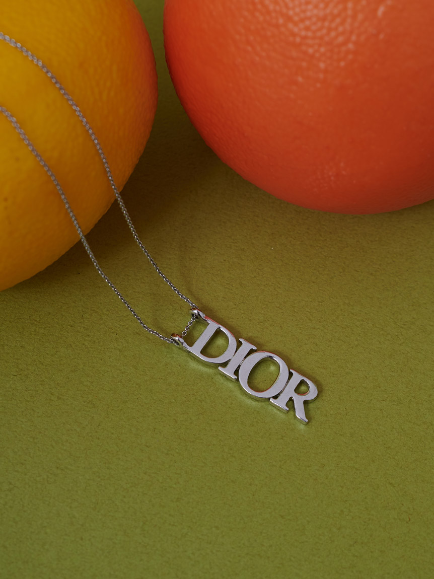 Christian Dior CDロゴネックレス(ヴィンテージアクセサリー