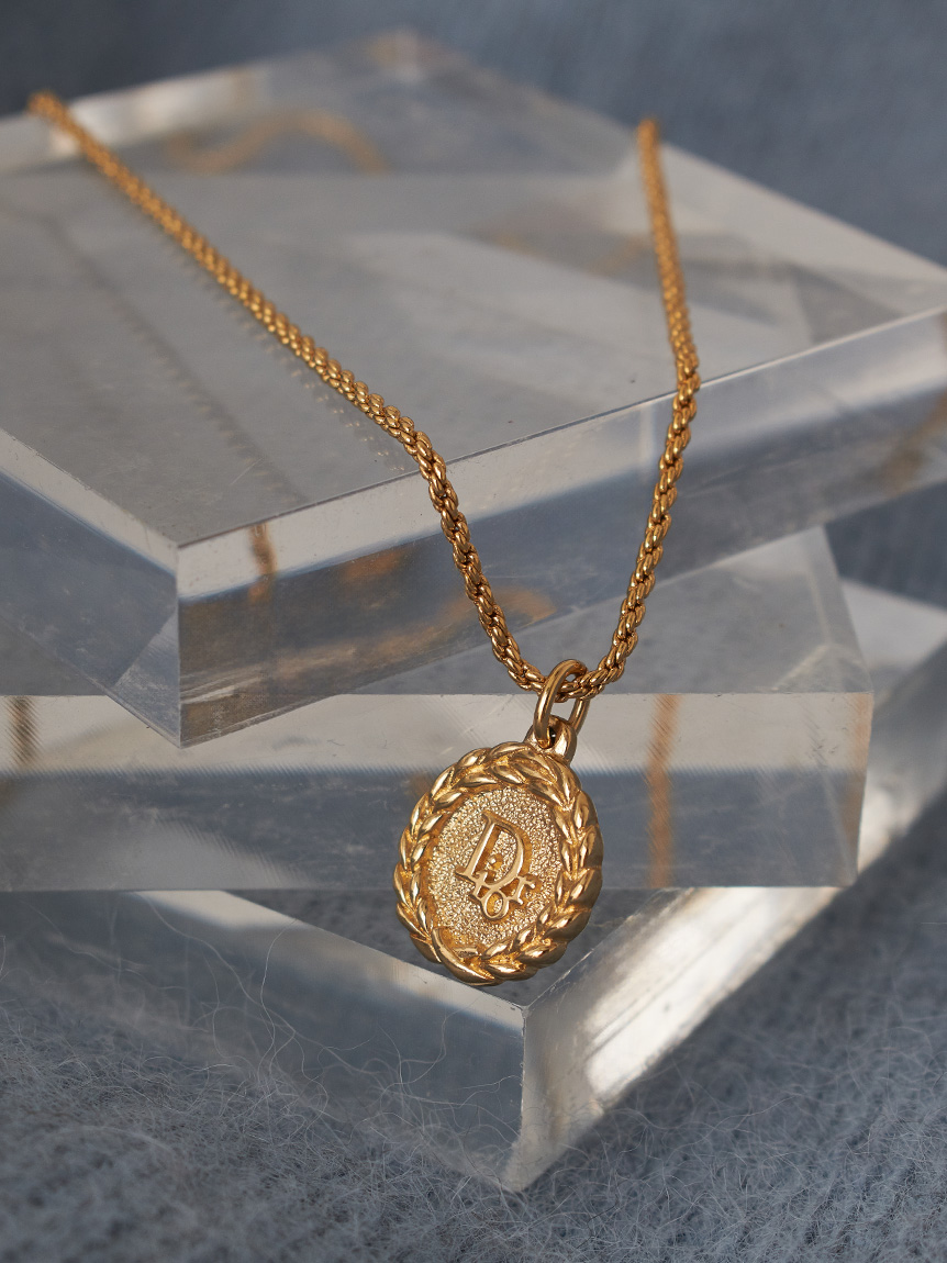 クリスチャンディオール　CD　ロゴ　ネックレス　ピアス　セット New in💎 Vintage Collection ☑︎CD ロゴピアス ☑︎Christian Dior