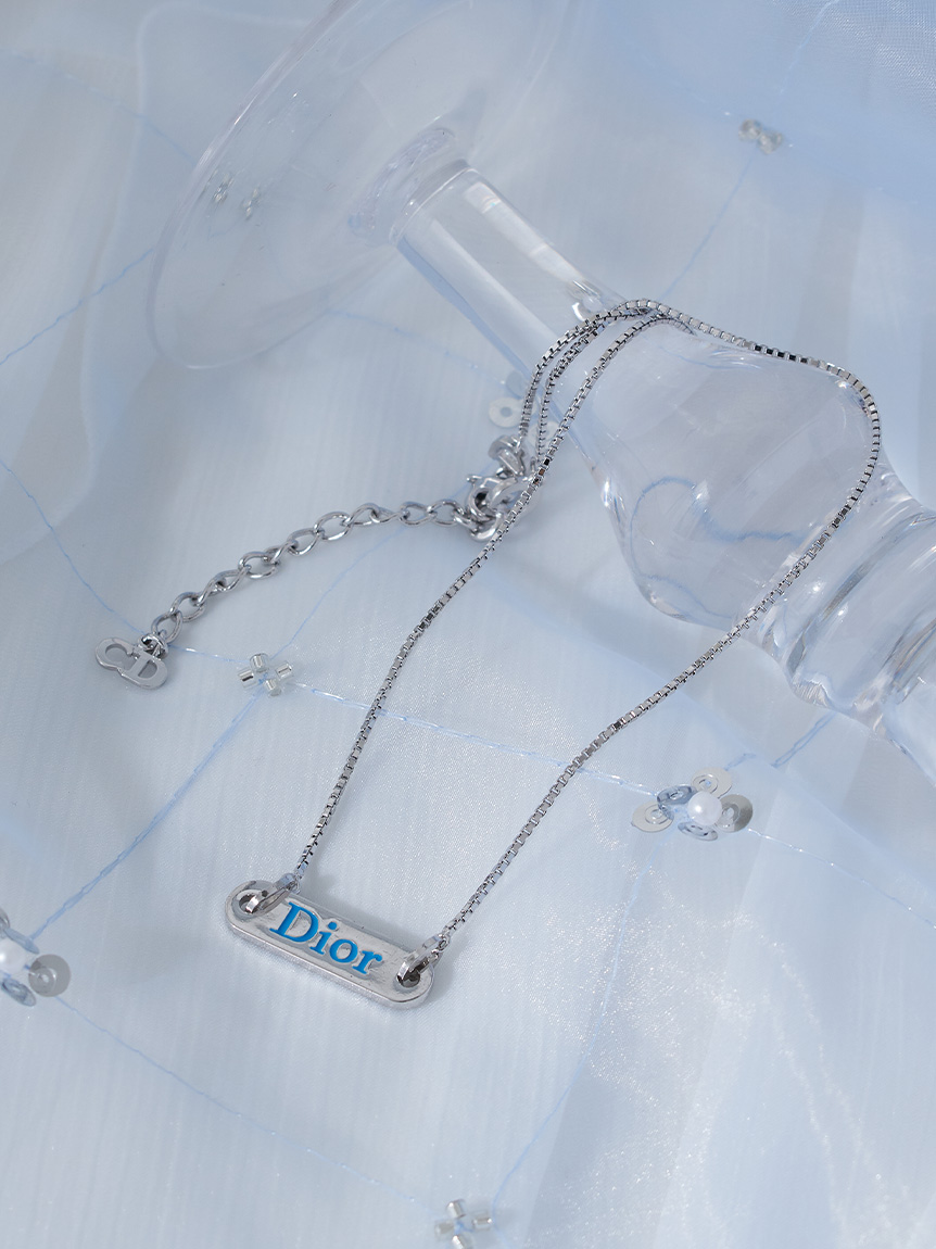 Christian Dior ネックレス ブランド 中古・古着通販】Christian Dior (クリスチャン ディオール) Petit CD