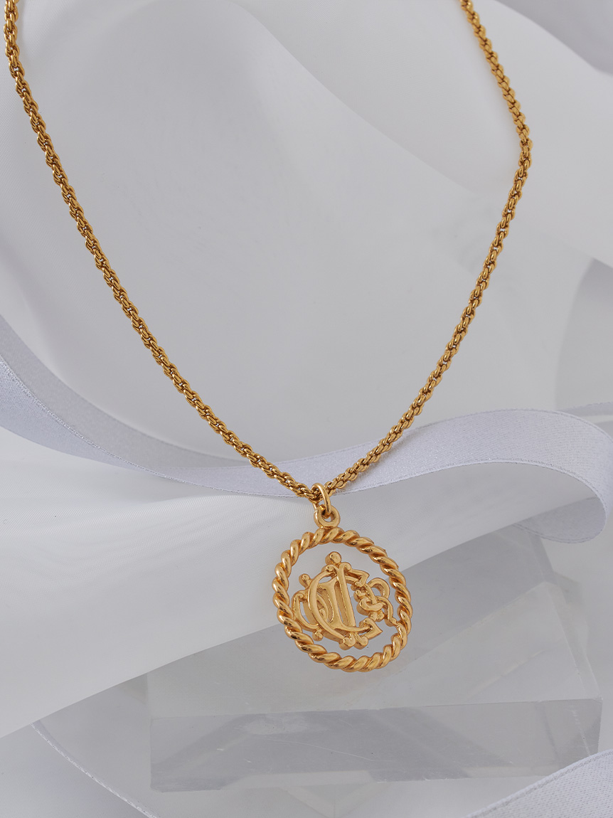 Christian Dior ロゴネックレス(ヴィンテージアクセサリー