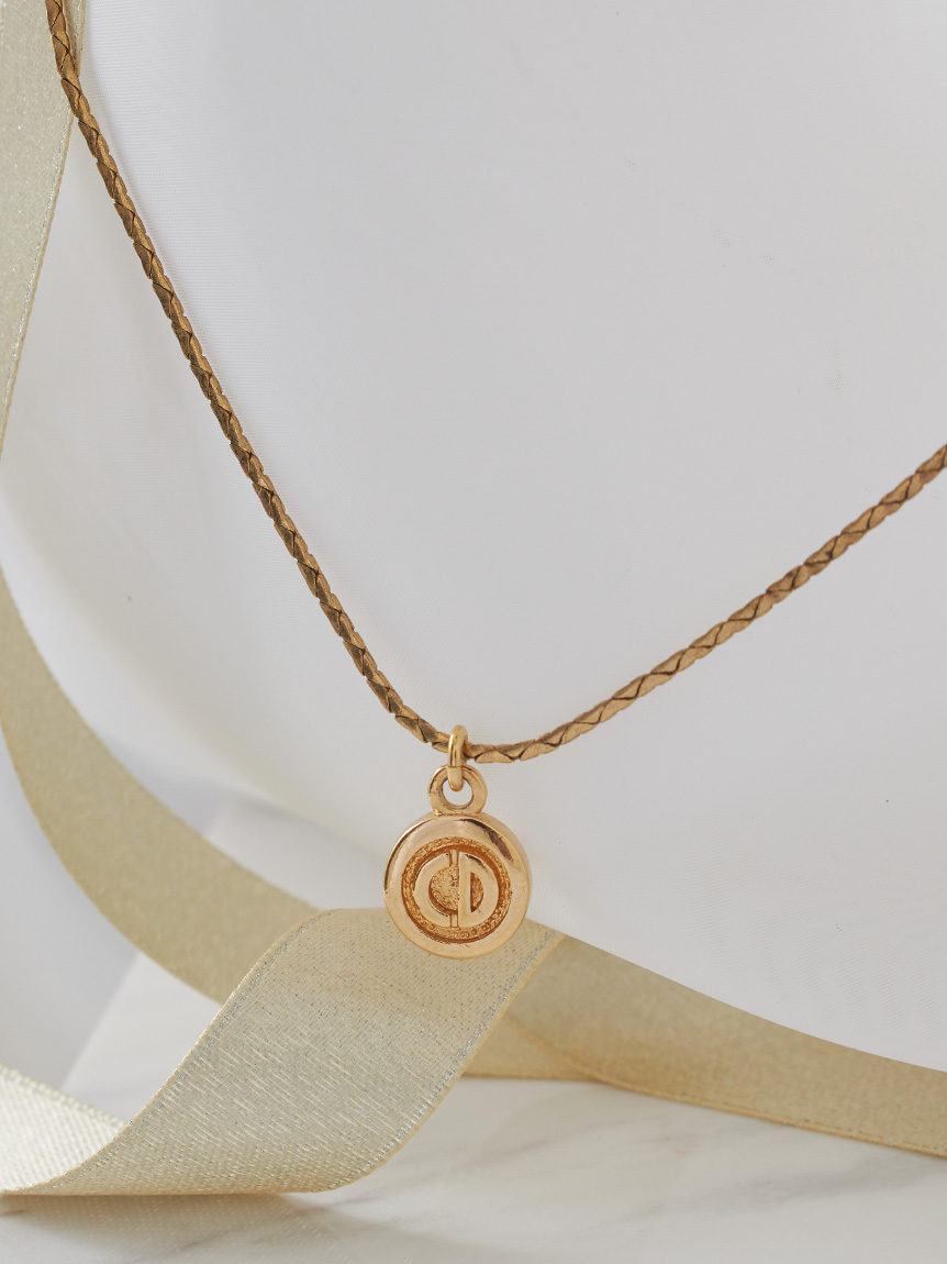 Christian Dior ロゴネックレス(ヴィンテージアクセサリー