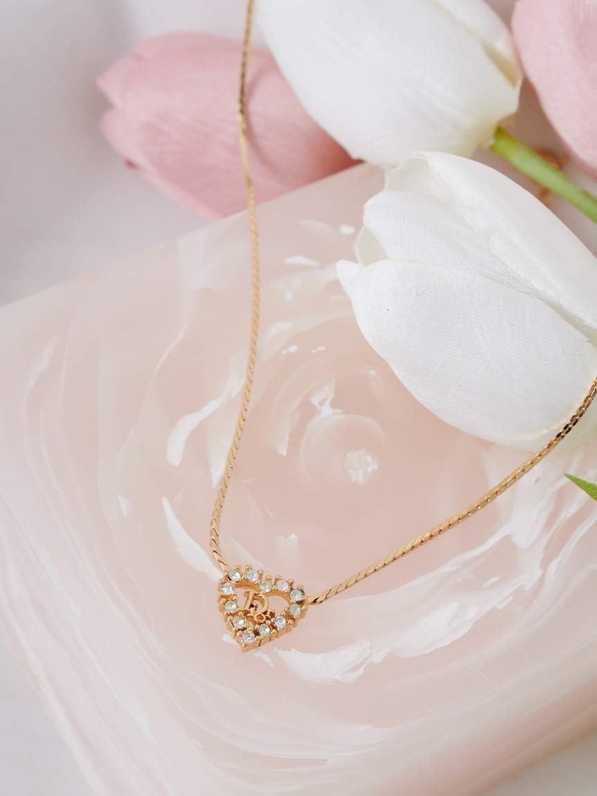 Christian Diorロゴネックレス(ヴィンテージアクセサリー