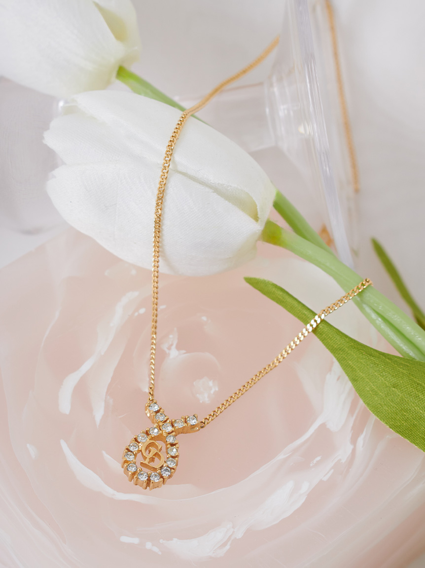 Christian DiorCDロゴネックレス(ヴィンテージアクセサリー