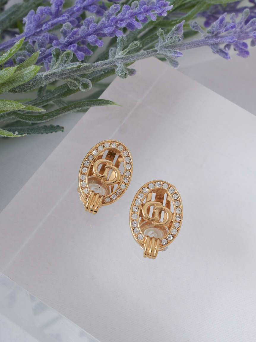 Christian DiorCDロゴイヤリング(ヴィンテージアクセサリー