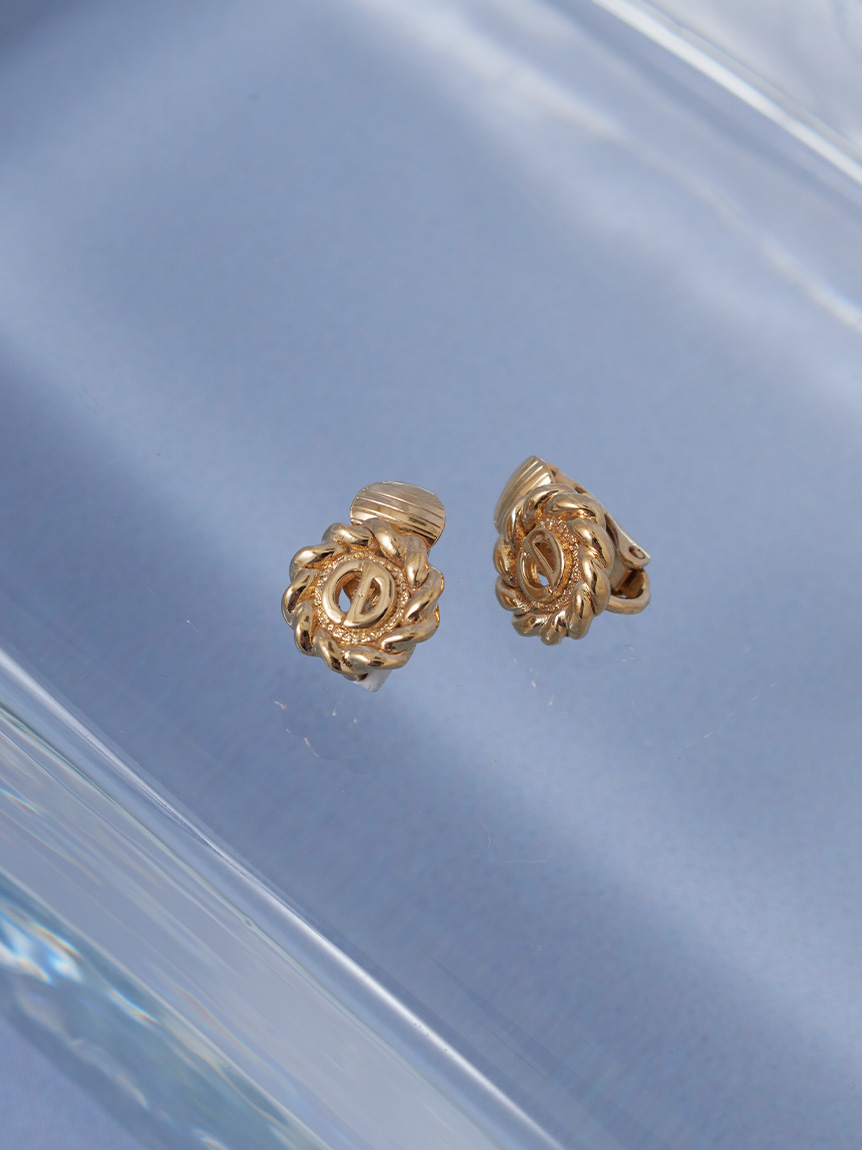 Christian DiorCDロゴイヤリング(ヴィンテージアクセサリー