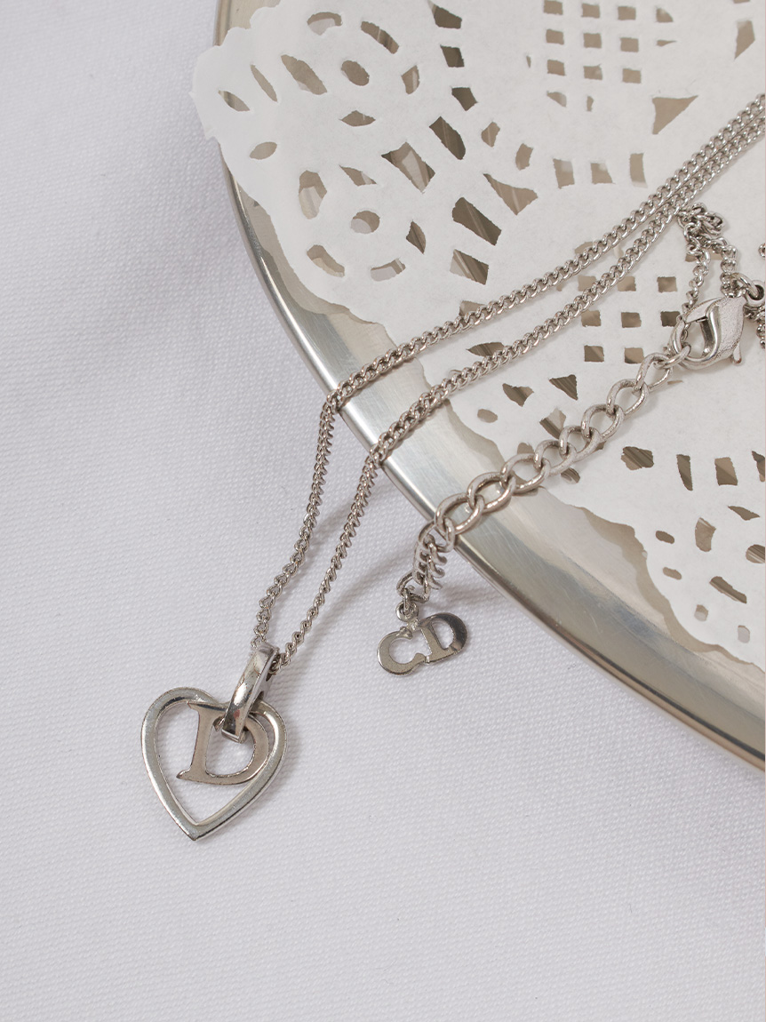 Christian DiorCDロゴネックレス(ヴィンテージアクセサリー