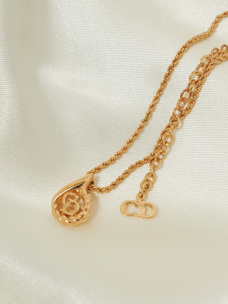 Christian DiorCDロゴネックレス(ヴィンテージアクセサリー