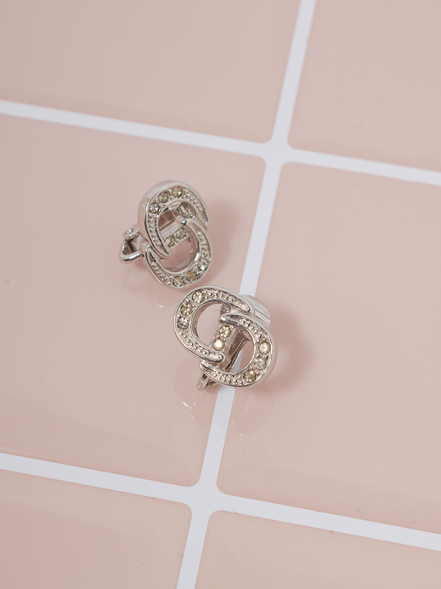 Christian DiorCDロゴイヤリング(ヴィンテージアクセサリー