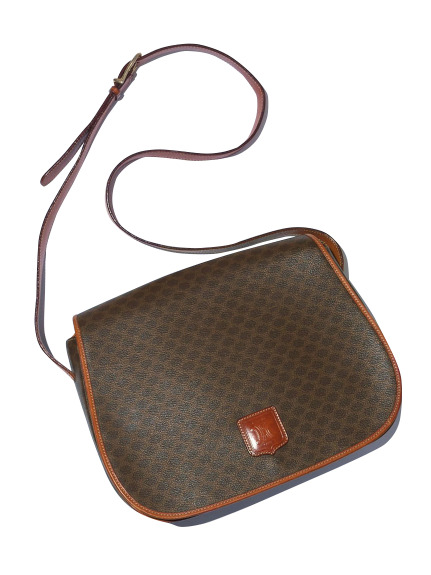 CELINEマカダムモノグラムショルダーバッグ