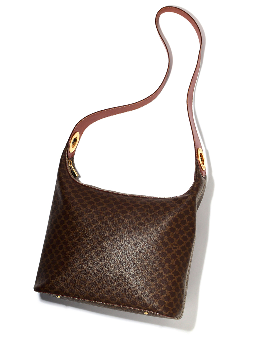 CELINEマカダムモノグラムレザーショルダー