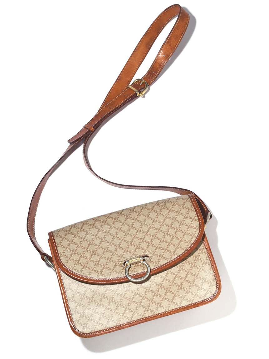 CELINEマカダムモノグラムフラップショルダー