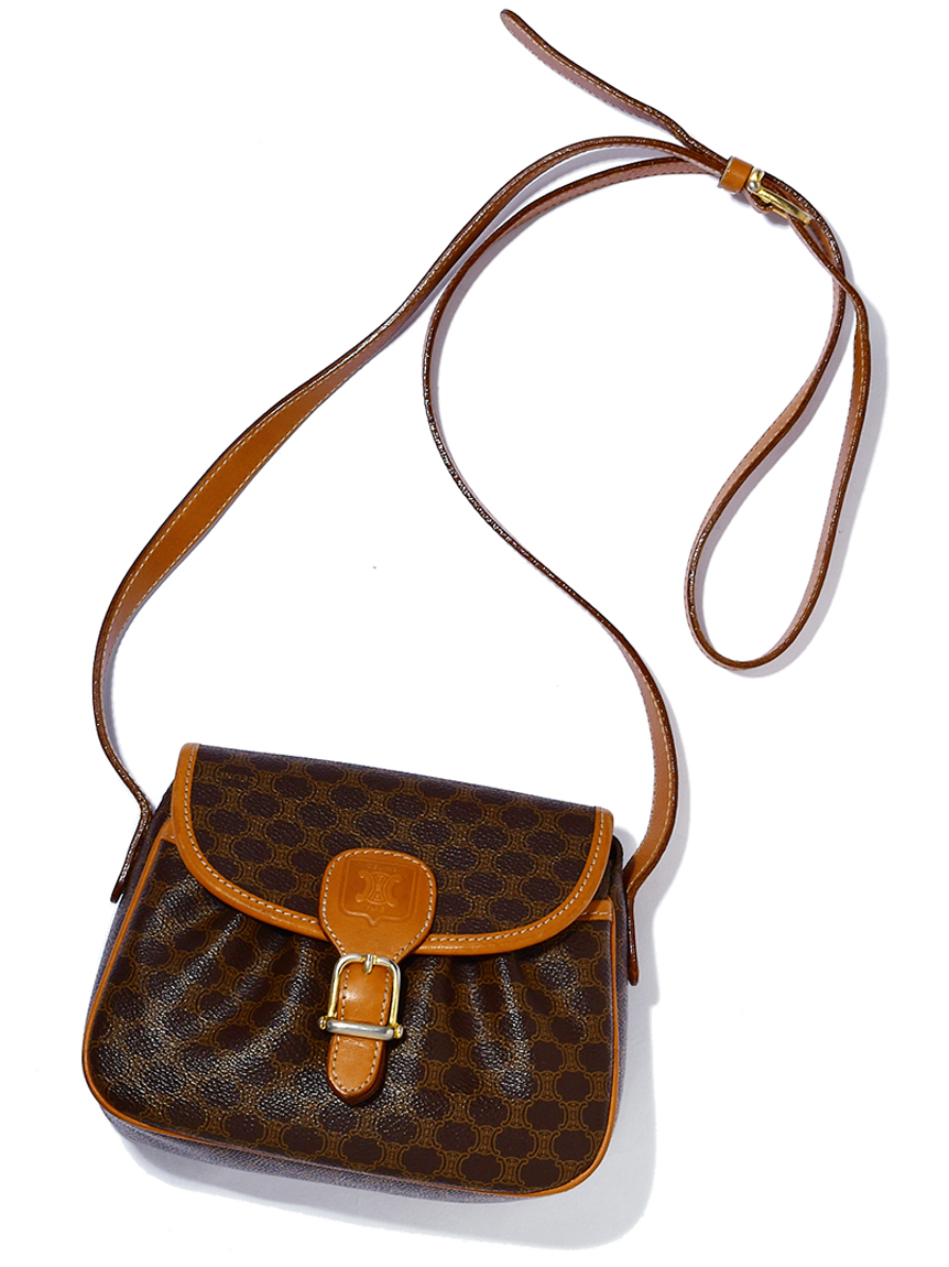 CELINEマカダムモノグラムミニショルダー