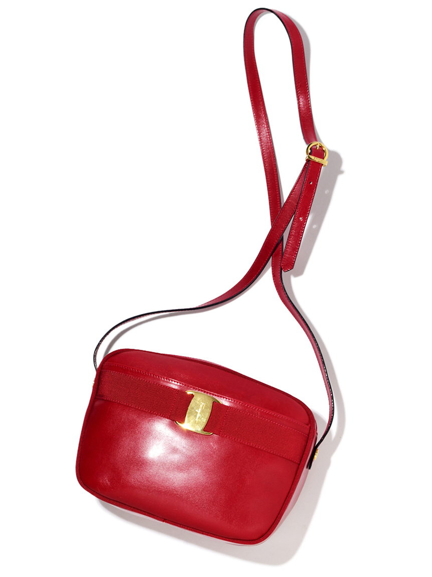 Salvatore Ferragamoヴァラスムースカーフショルダーバッグ