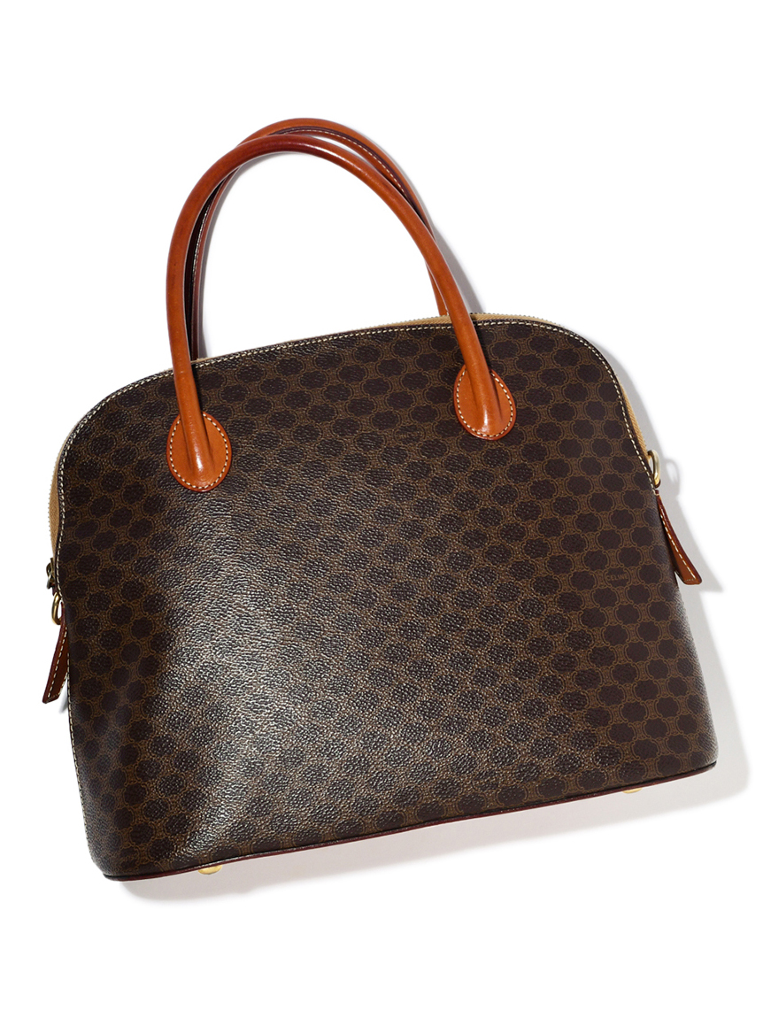 CELINEマカダムモノグラムハンドバッグ