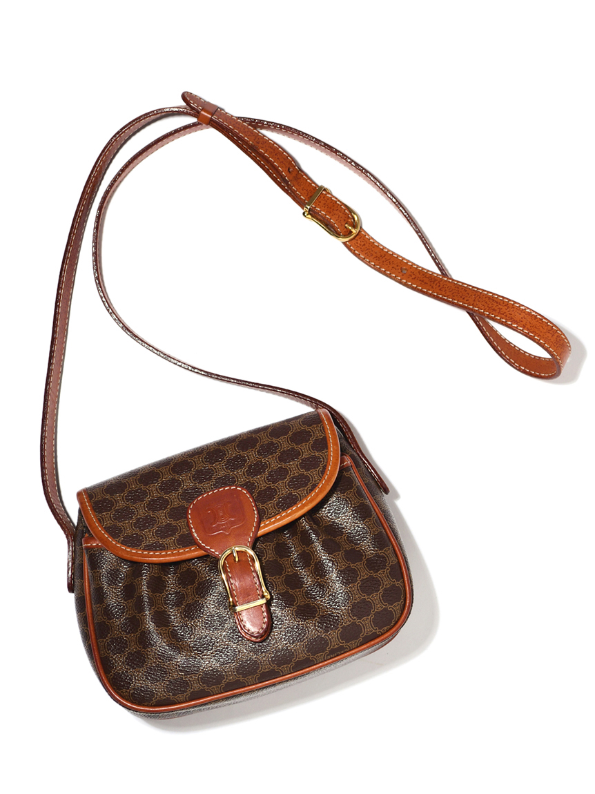 CELINEマカダムモノグラムミニショルダーバッグ