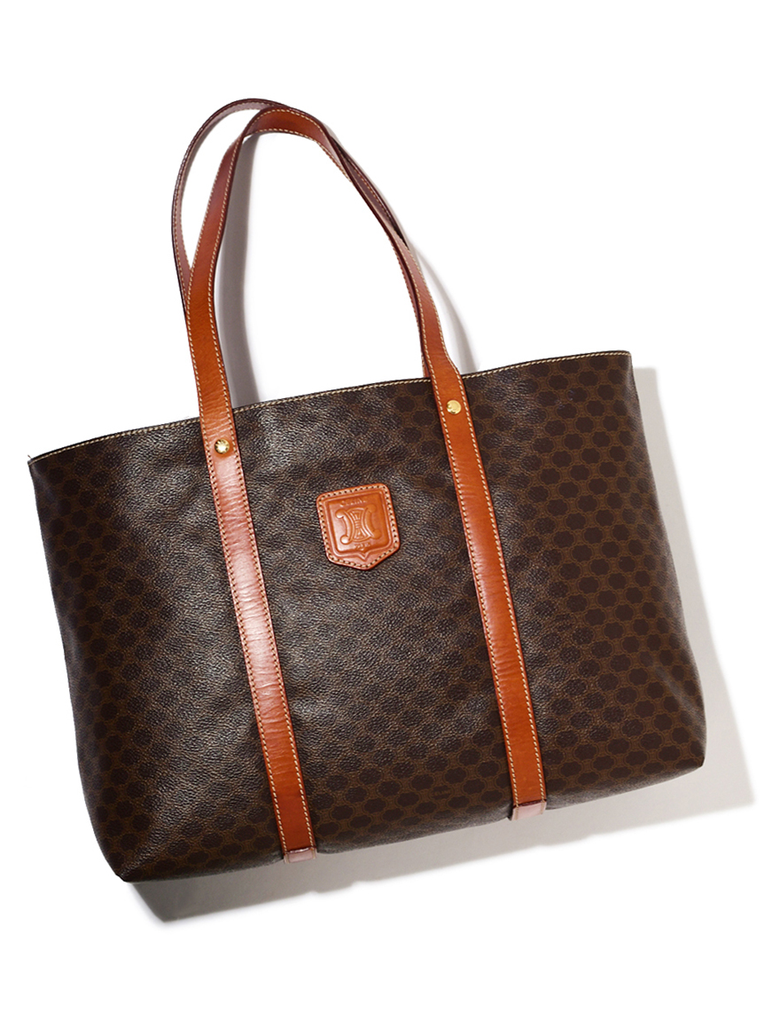 CELINEマカダムモノグラムトートバッグ