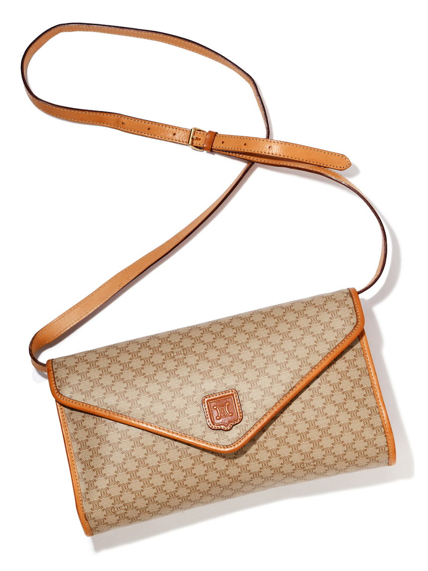 CELINEマカダムモノグラムコンパクトショルダーバッグ