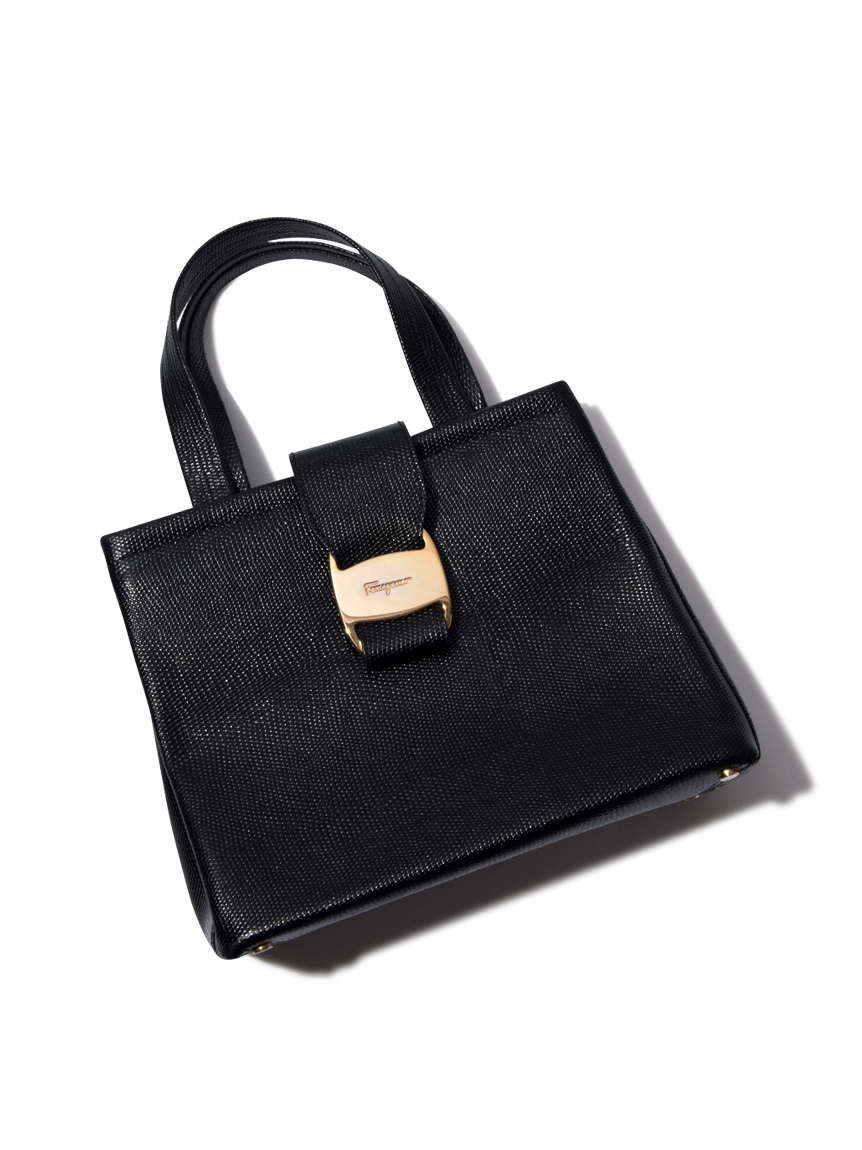 Salvatore Ferragamoヴァラ型押リザード2wayショルダー