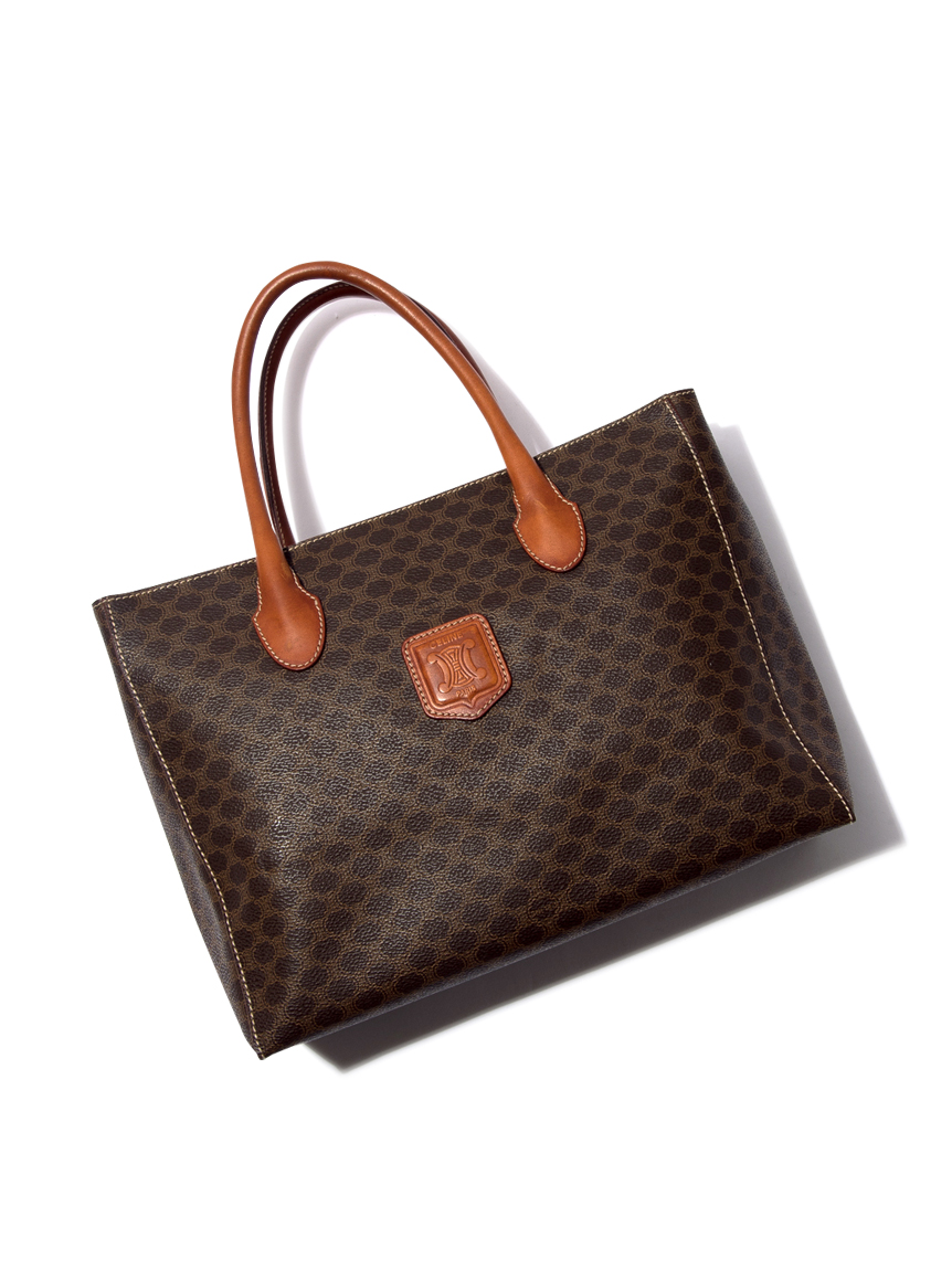 CELINEマカダムモノグラムハンドバッグ