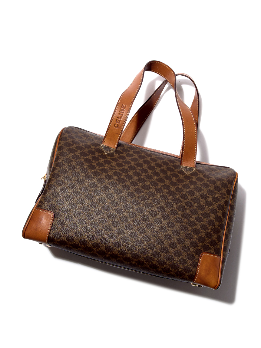 CELINEマカダムモノグラムボストンバッグ