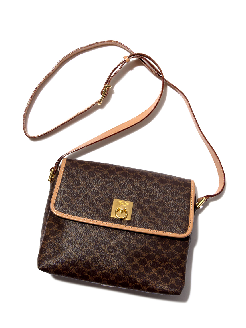 CELINEマカダムモノグラムフラップショルダー