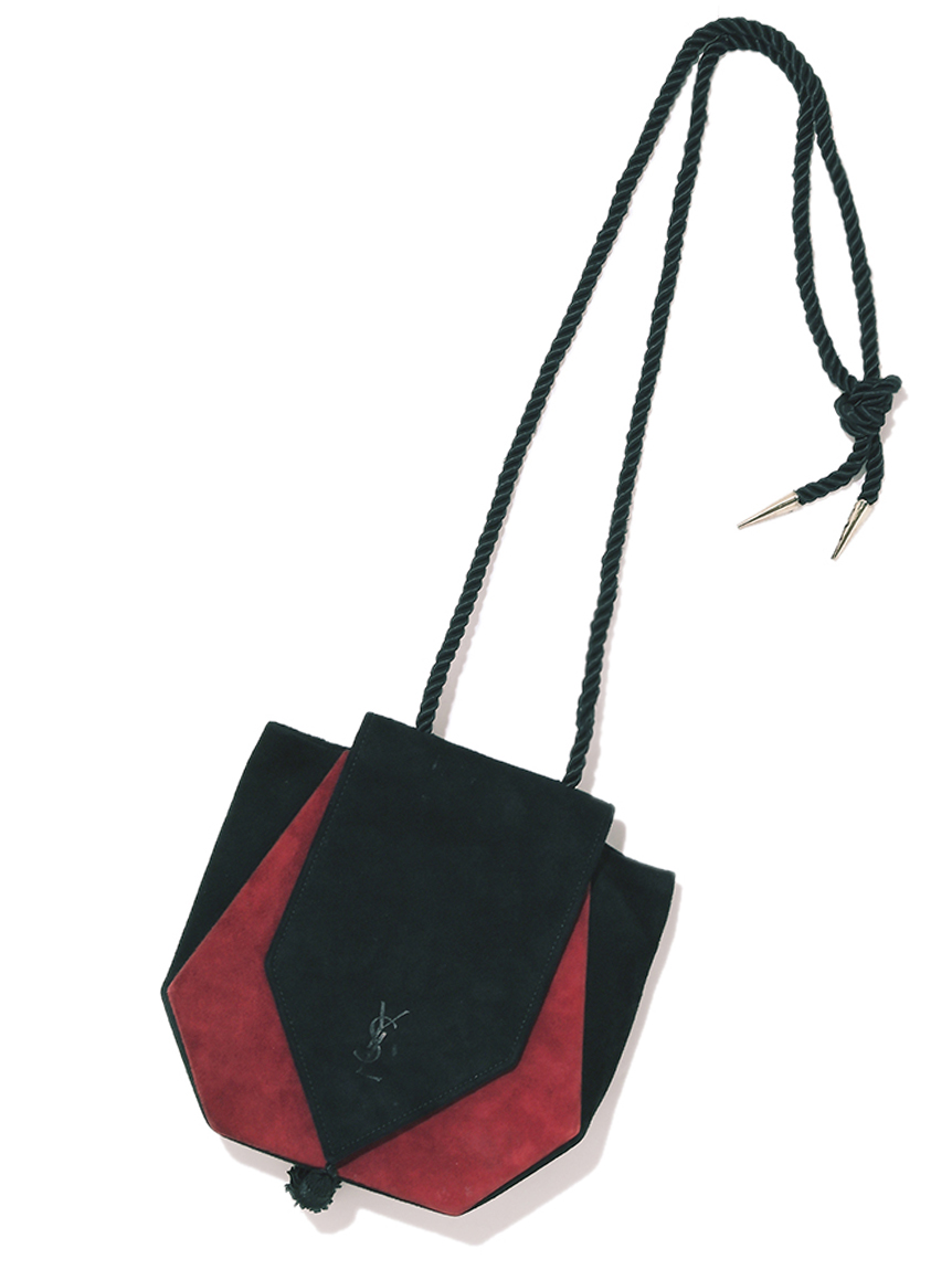 YSL カサンドラロゴスエードタッセルショルダー(ヴィンテージバッグ 