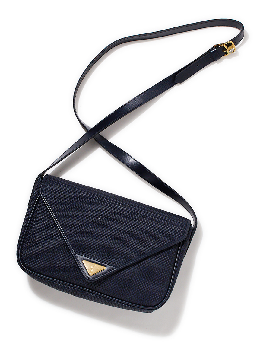 YSL カサンドラロゴPVCショルダー(ヴィンテージバッグ