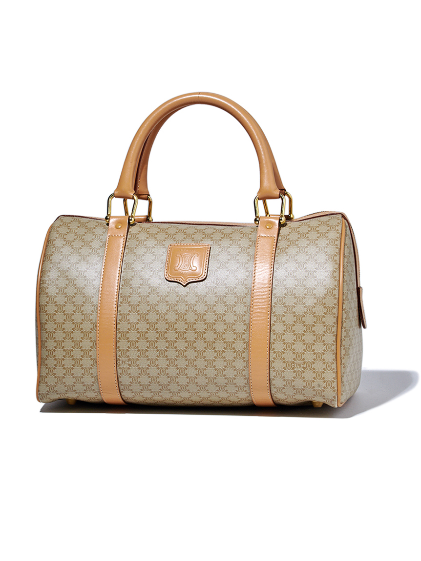 CELINE マカダムモノグラムボストン(ヴィンテージバッグ 