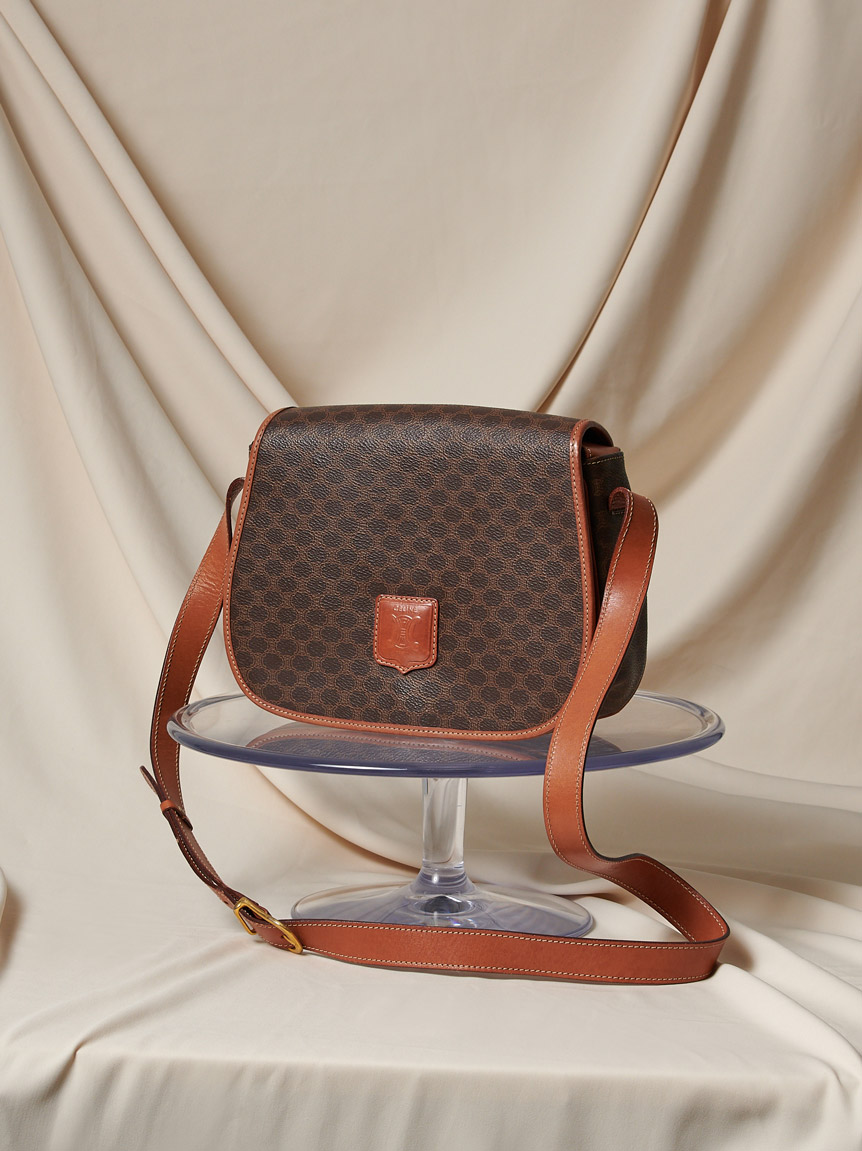 CELINE マカダムモノグラムショルダー(ヴィンテージバッグ  