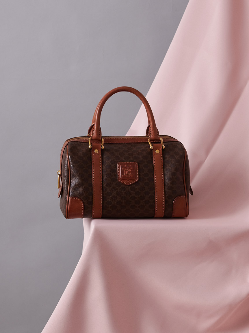 【値下げ】CELINE　マカダムモノグラムボストン CELINE マカダムモノグラムボストン(ヴィンテージバッグ