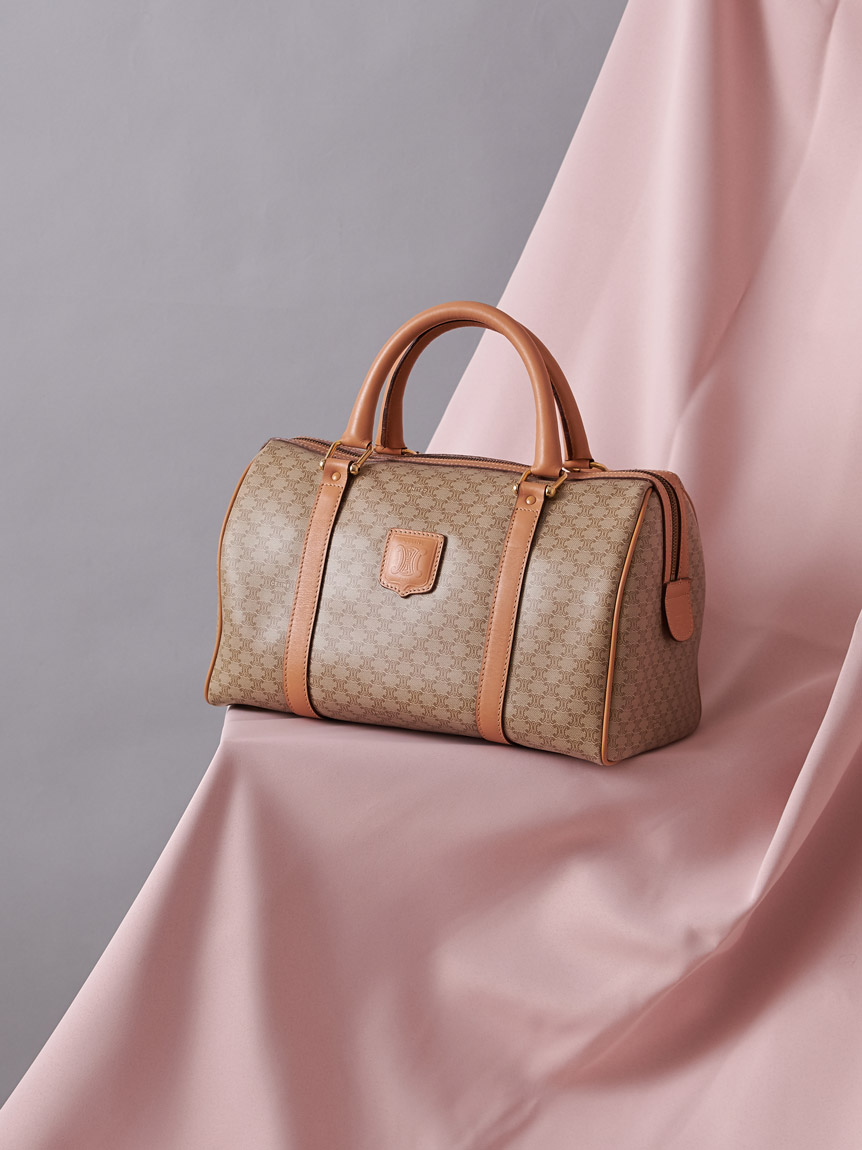 CELINE マカダムモノグラムボストン(ヴィンテージバッグ
