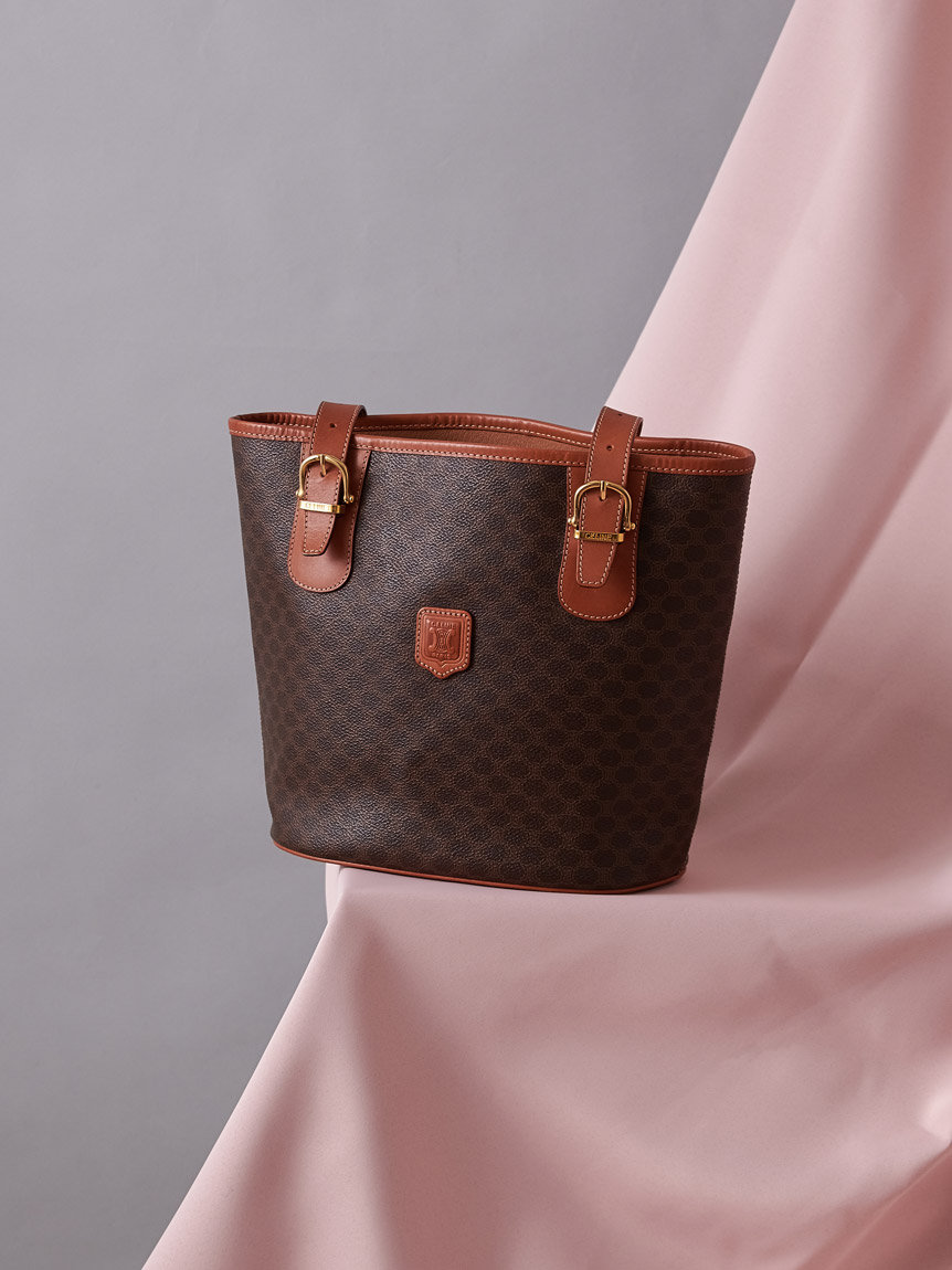 セリーヌ CELINE マカダム柄 モノグラム キャンバスレザー