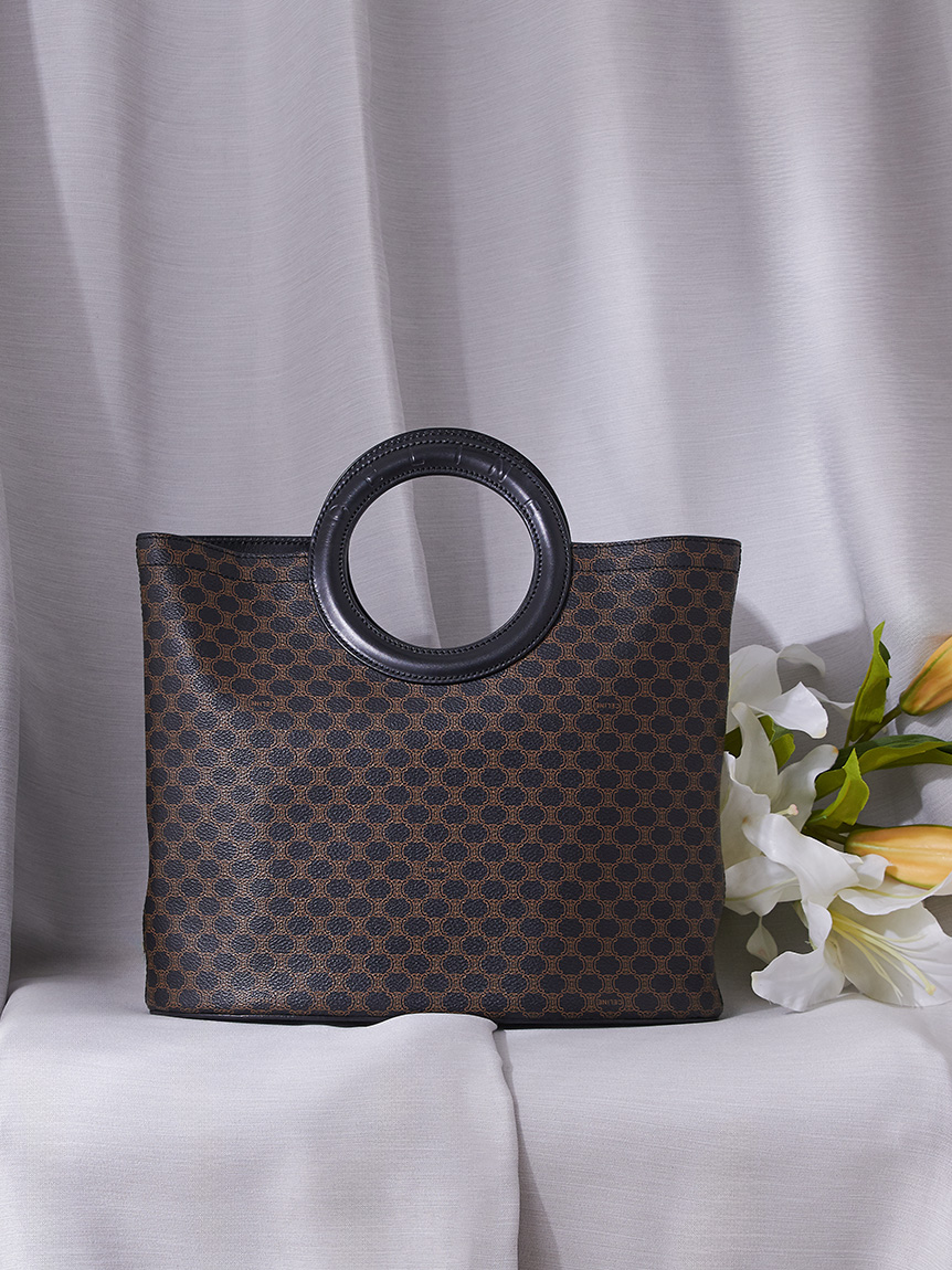 CELINE マカダムモノグラムハンドバッグ(ヴィンテージバッグ
