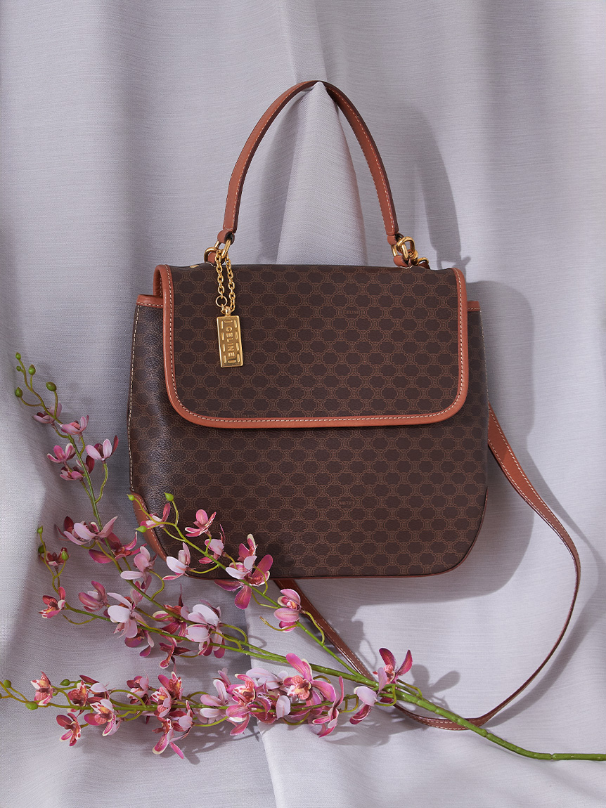 CELINE マカダムモノグラム2wayショルダー(ヴィンテージバッグ