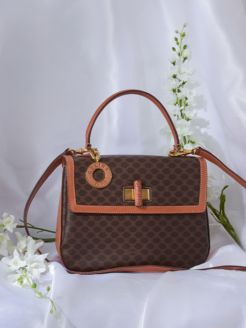CELINE マカダムモノグラム2wayショルダー(ヴィンテージバッグ