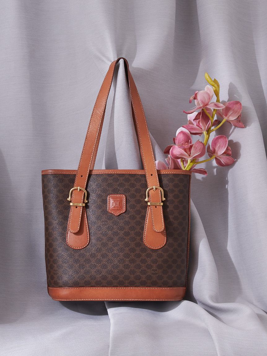 CELINE マカダムモノグラムトート(ヴィンテージバッグ)｜ヴィンテージ
