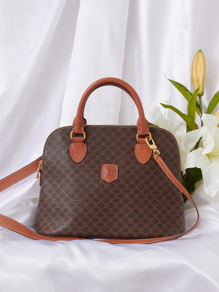 CELINE マカダムモノグラム2wayショルダー(ヴィンテージバッグ