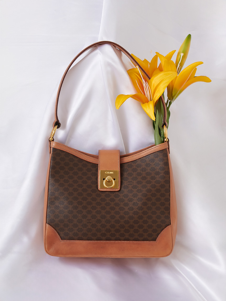 CELINE マカダムモノグラムショルダー(ヴィンテージバッグ