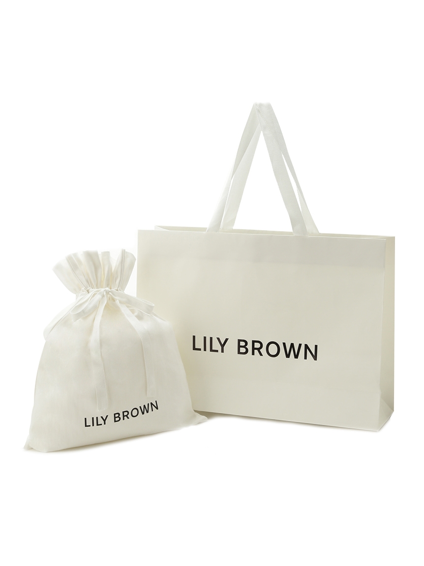 ♡ａ♡　ショッパー セルフラッピング】LILY BROWN ショッパー付きギフト巾着(M)(その他