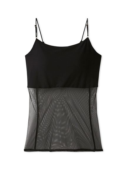 LILY BROWN Lingerie】カップ付ハーフシアーキャミ(その他