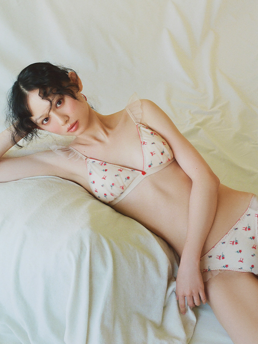 LILY BROWN Lingerie】ブラレットセット/プティ ローズ(ブラ＆ショーツ