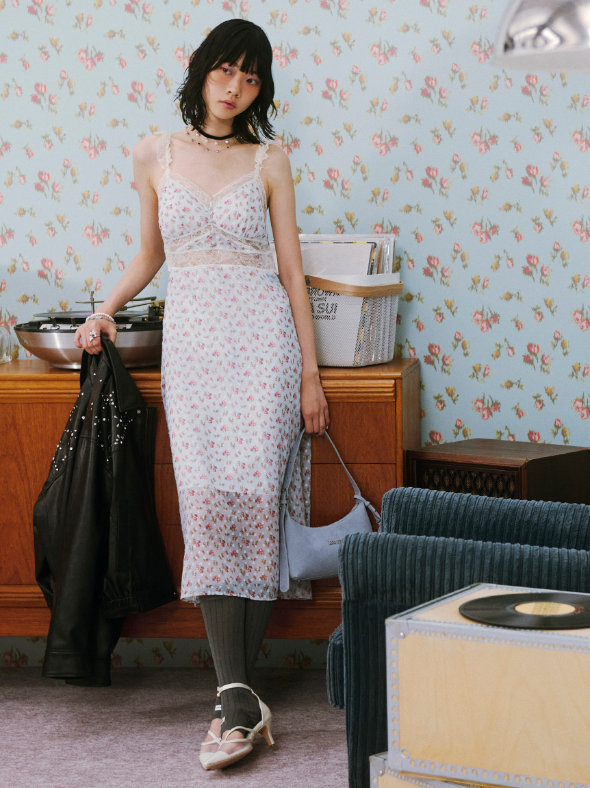 LILY BROWN×MARY QUANT】デイジードットキャミワンピース