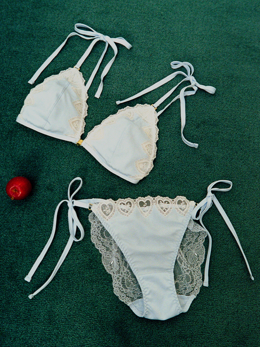 【LILY BROWN Lingerie】ブラレットセット/love letter