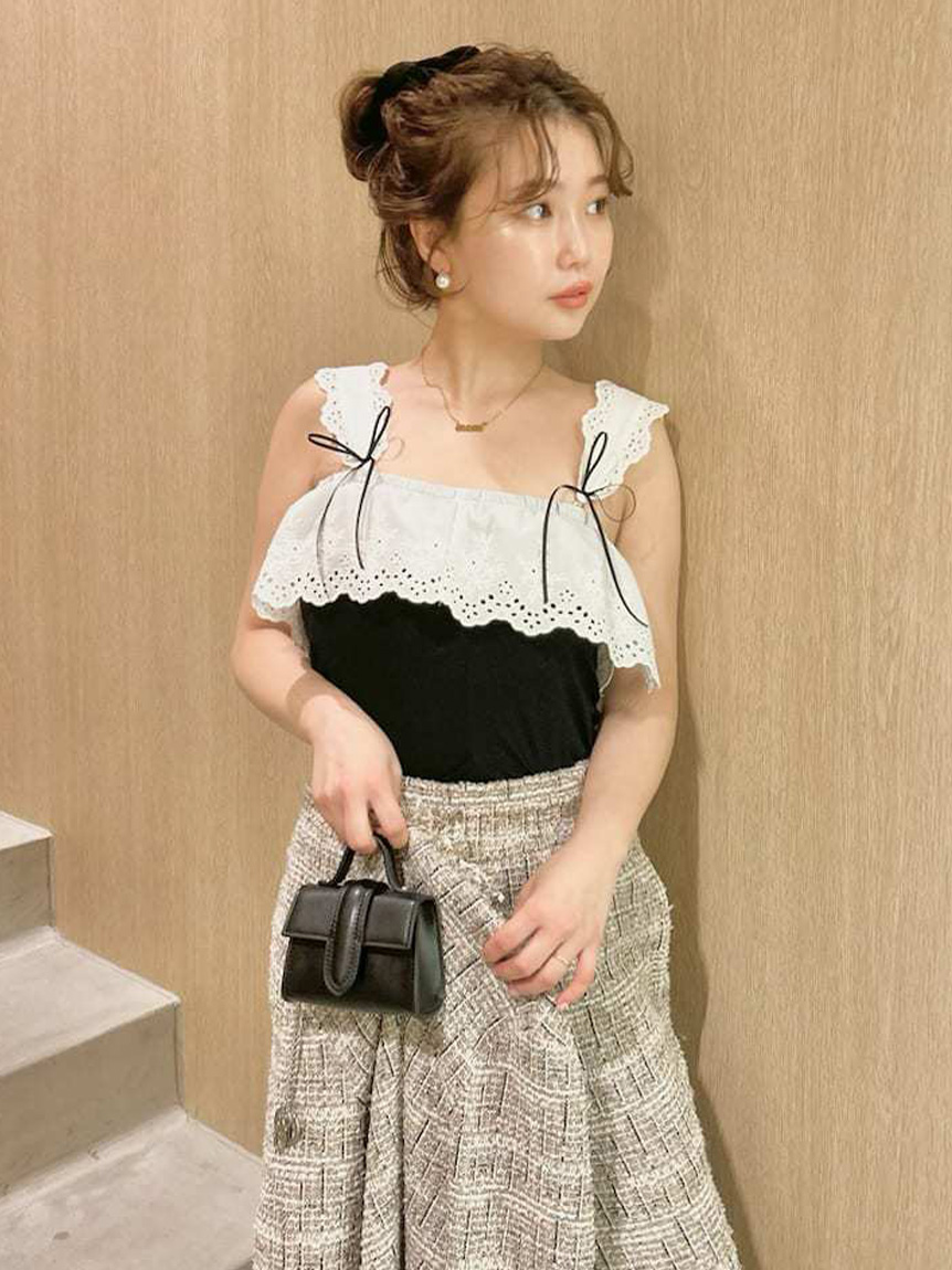 LILY BROWN Lingerie】2wayレーシーカップイントップス(セットアップ