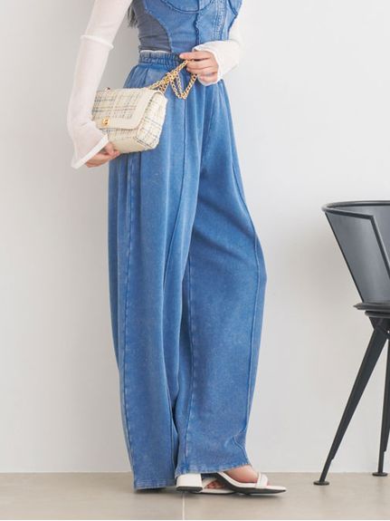 ヴィンテージ刺繍イージーパンツ(ロングパンツ)｜パンツ｜LILY