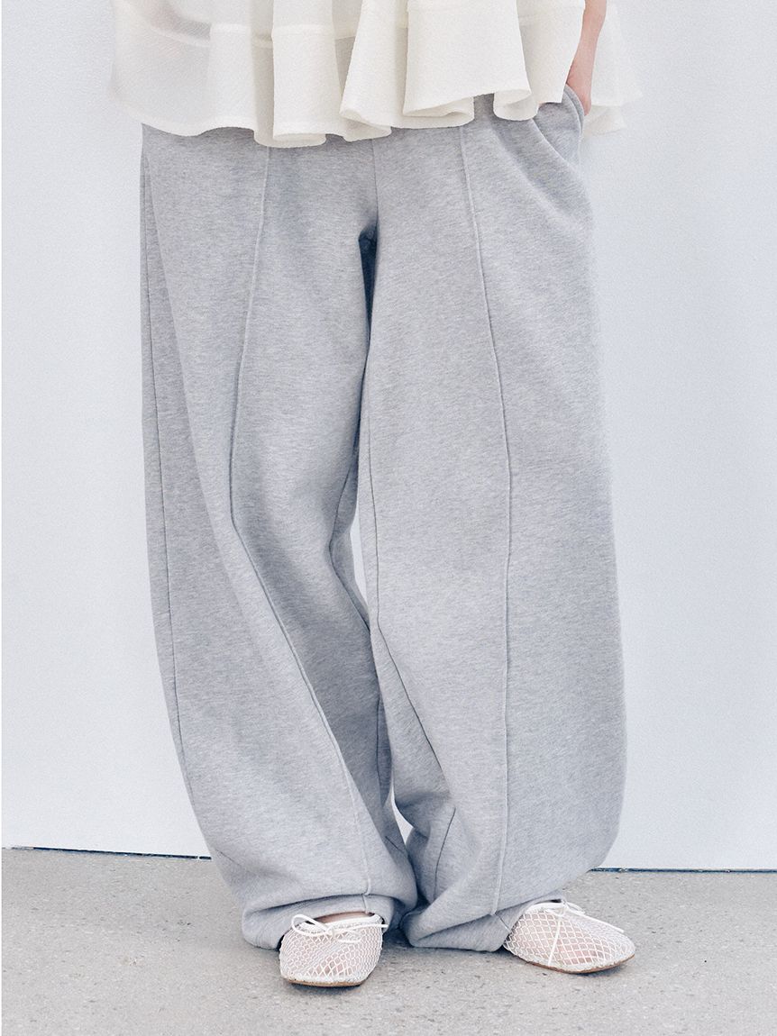 WEB限定00サイズ】ベルト付きスウェットパンツ(ロングパンツ)｜パンツ