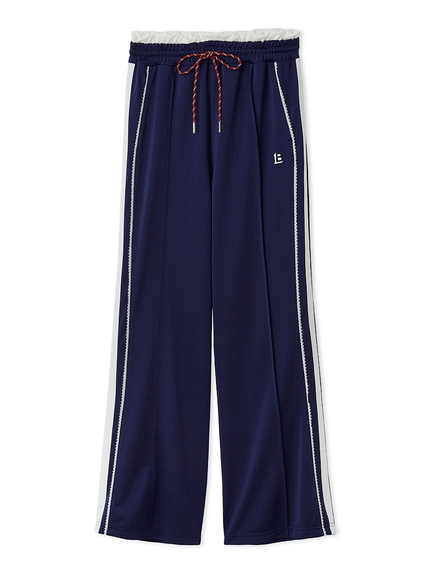 ピコレースフレアトラックパンツ(ロングパンツ)｜パンツ｜LILY BROWN